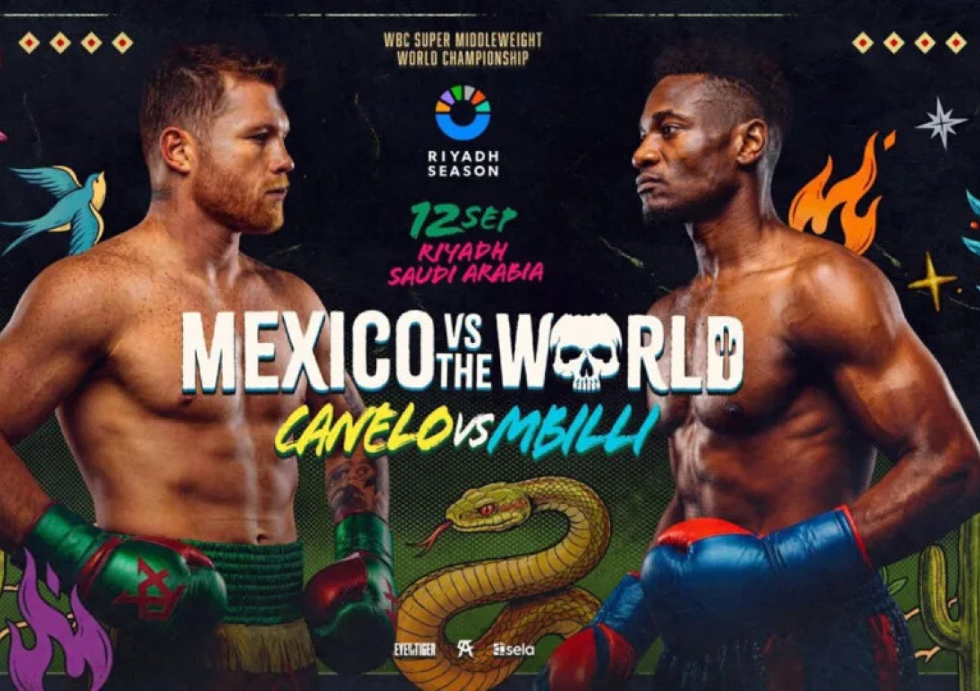 Canelo Alvarez vs. Christian Mbilli start time, full DAZN PPV fight card details | Mexico vs. the world