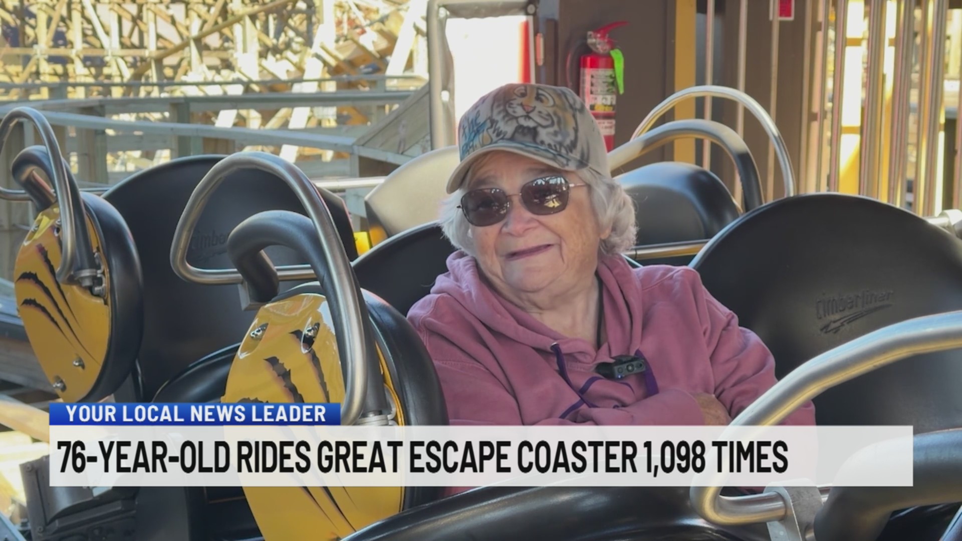 76-year-old woman rides Great Escape rollercoaster over 1,000 times ...