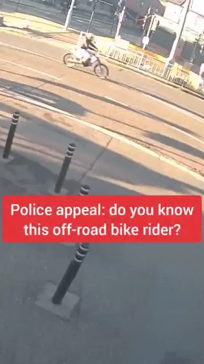 Hunt for dirt biker ride pulling wheelie through Sheffield crossing ...