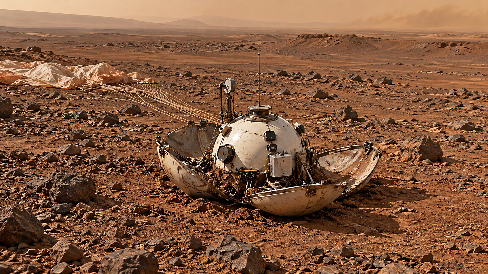 Mars 3 reached the red planet first, then vanished in 14 seconds and ...