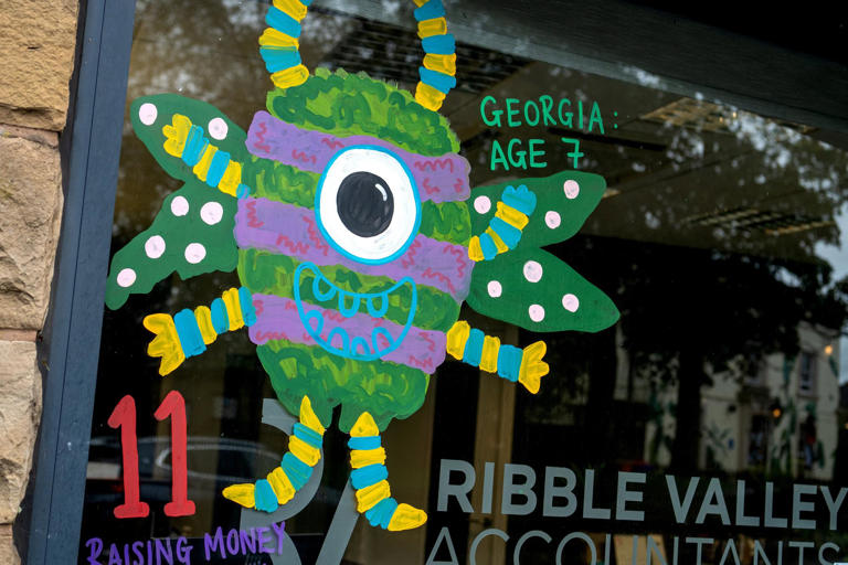 21 spook-tacular window displays for Longridge charity monster hunt
