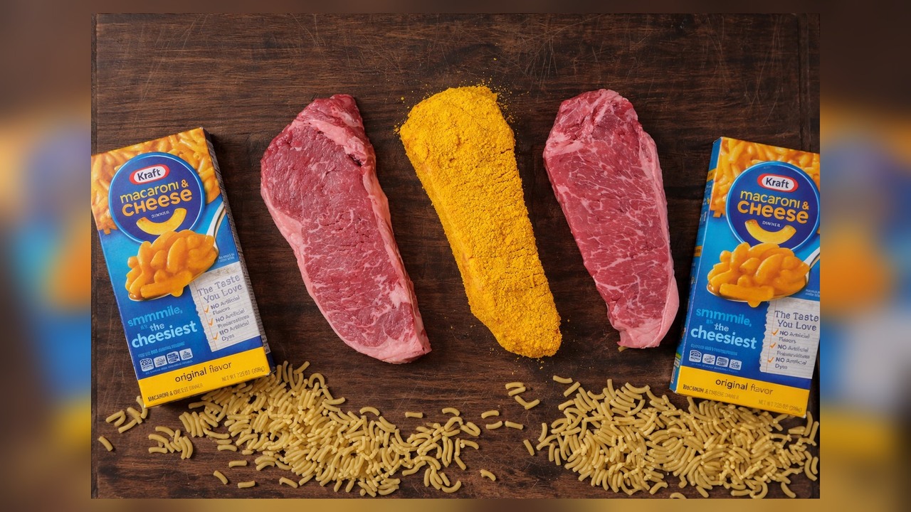 Kraft mac and cheese powder as steak seasoning