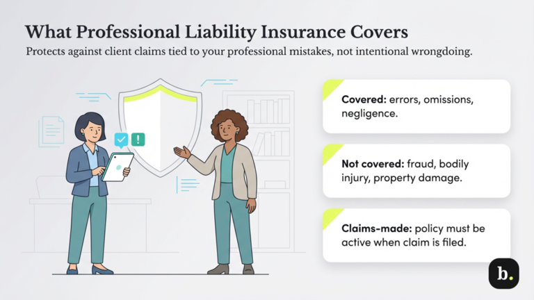 What is professional liability insurance?