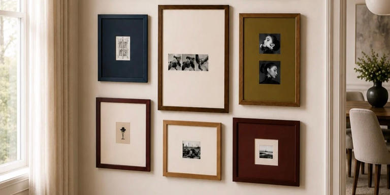 This is the right way to do a gallery wall, according to a framing expert