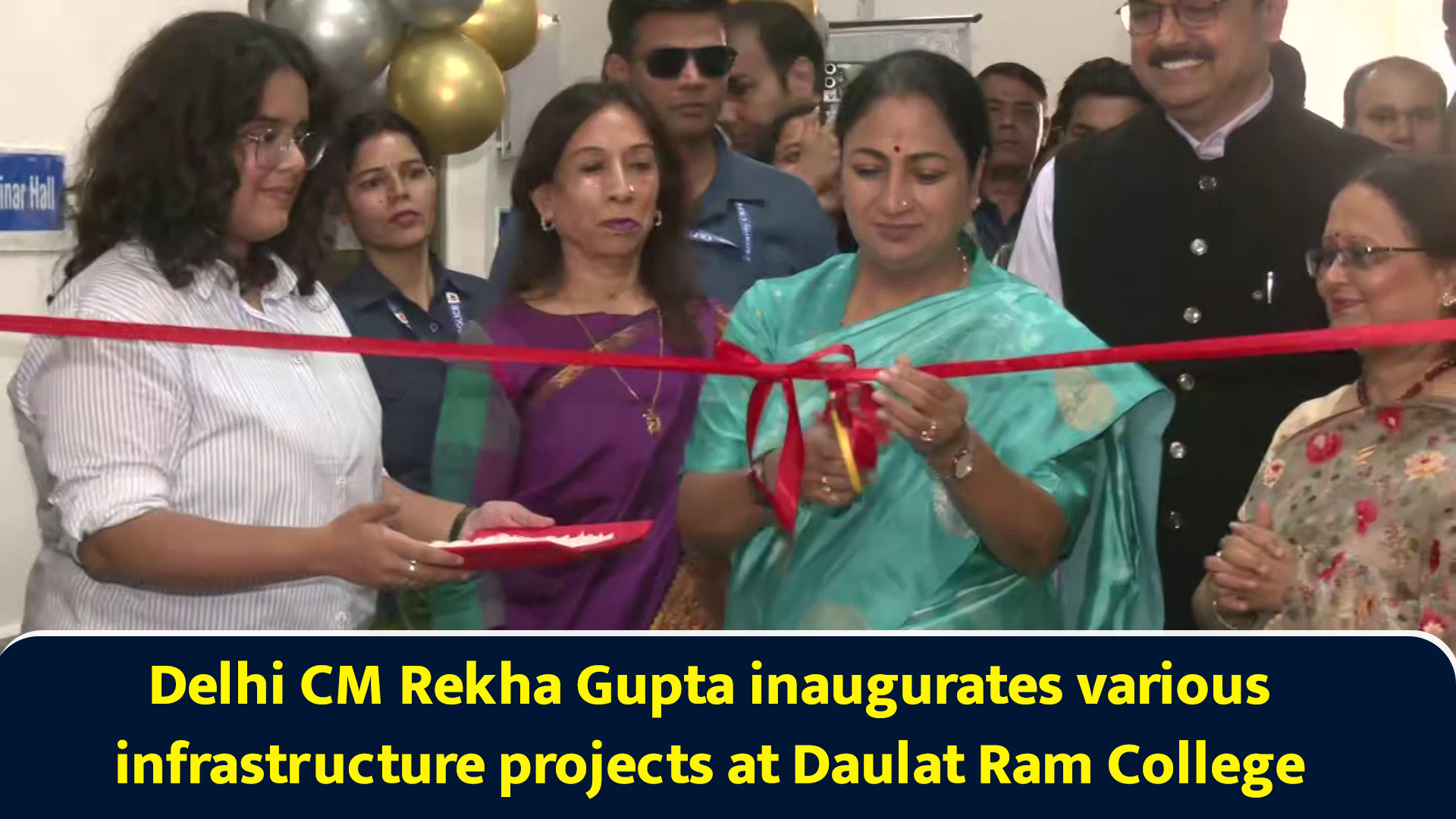 Delhi CM Rekha Gupta inaugurates various infrastructure projects at ...