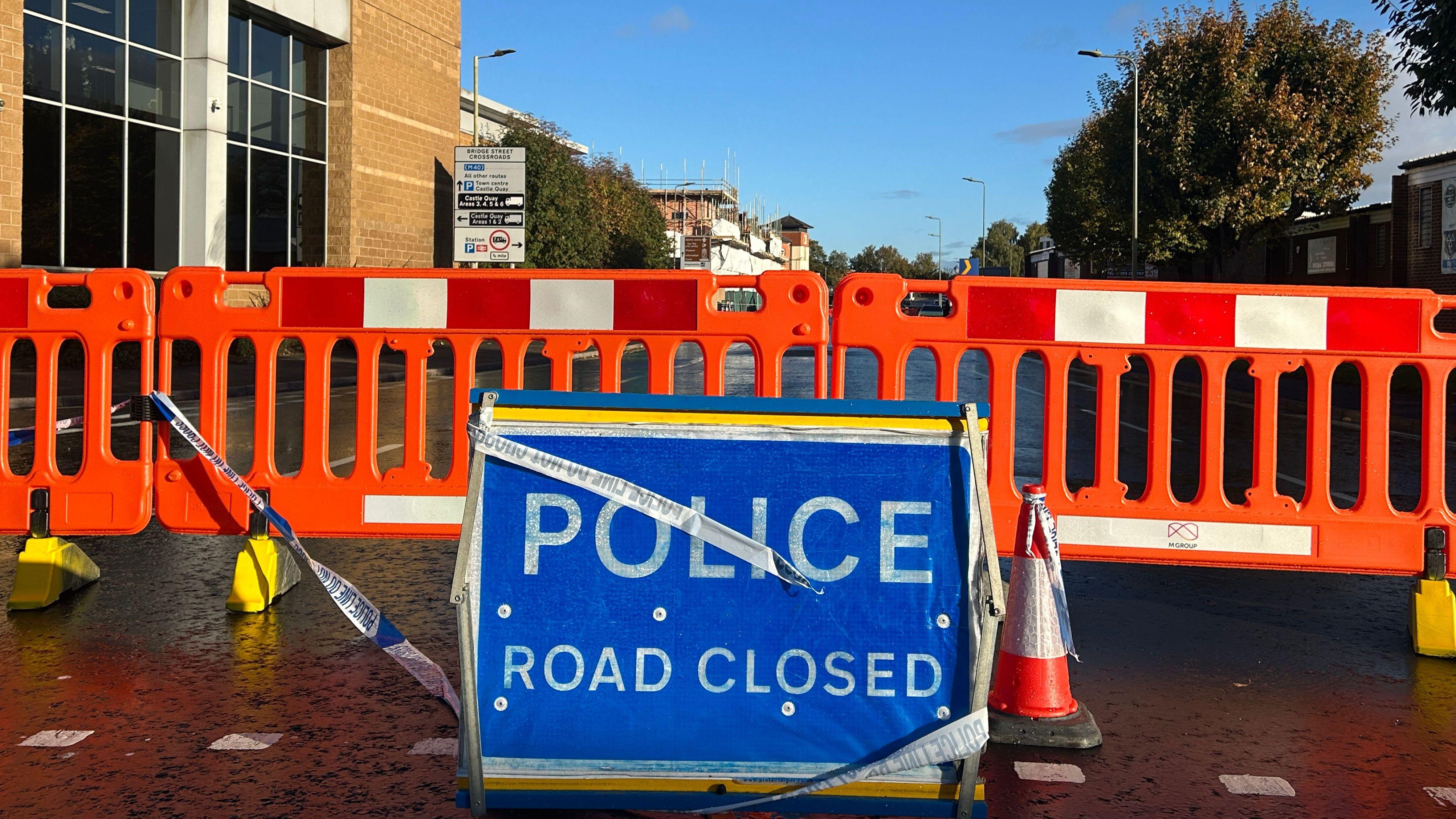 Road remains closed following building collapse