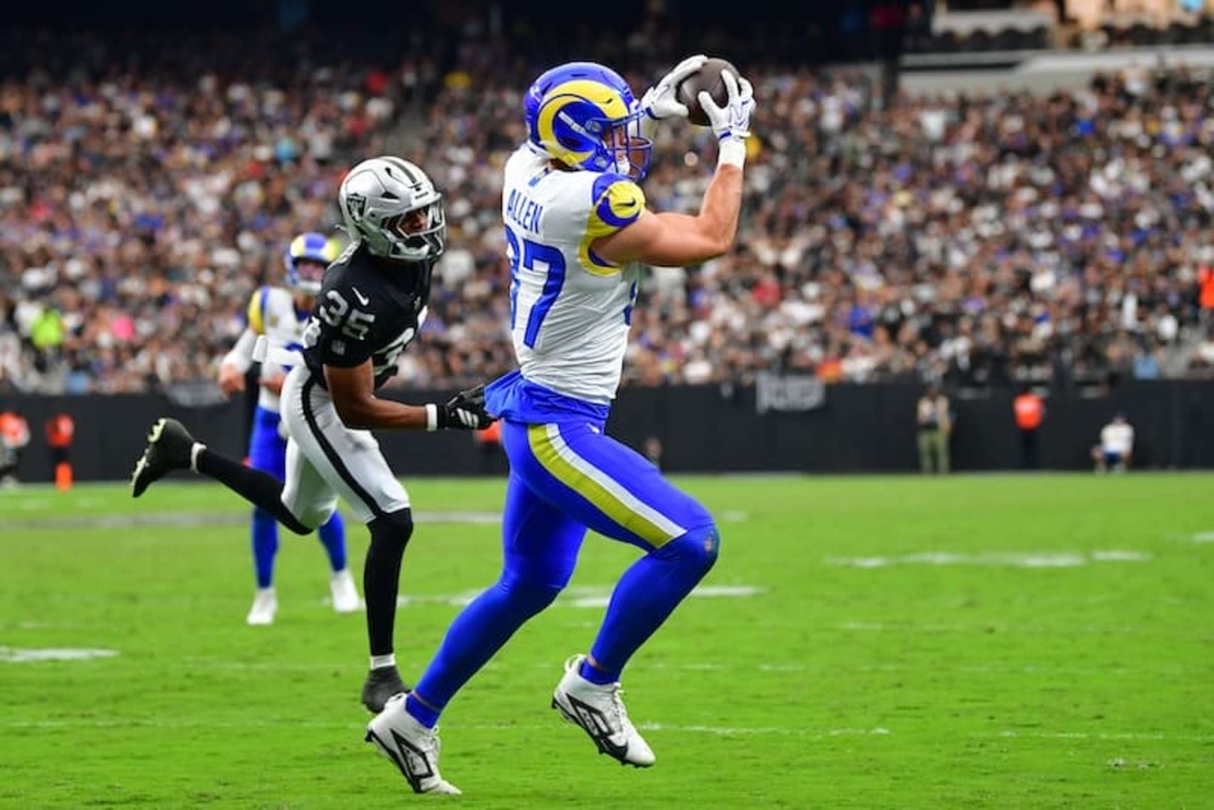 Davis Allen thankful to help Rams defeat Raiders with 2 touchdown catches