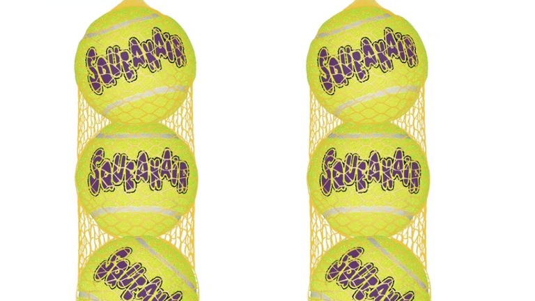 Target deal on 8 Kong squeaky tennis balls is perfect for playful pups
