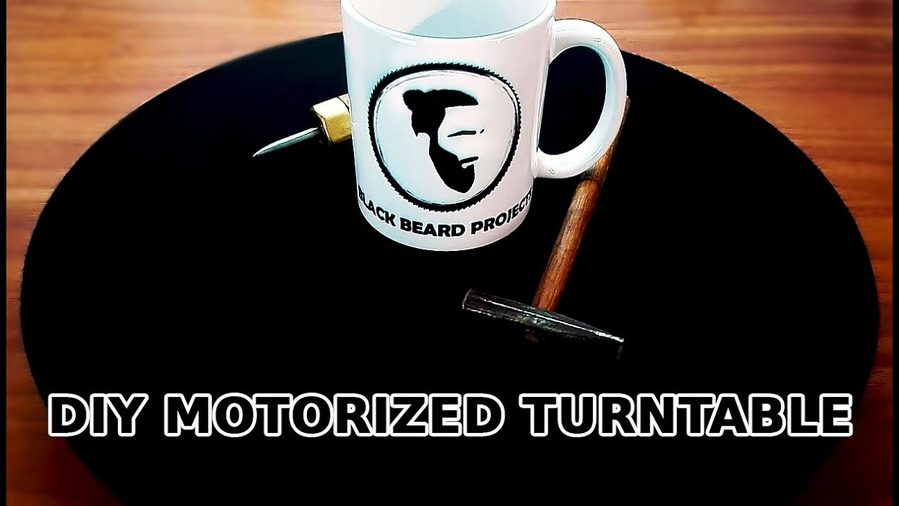 DIY motorized turntable