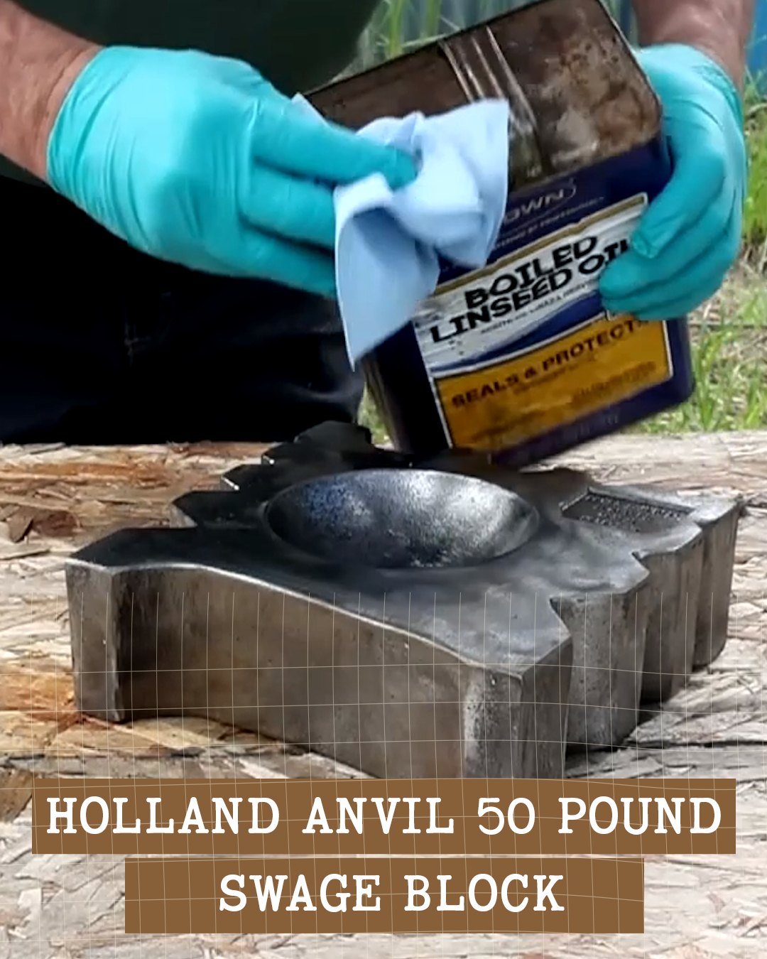 50lb swage block stand build