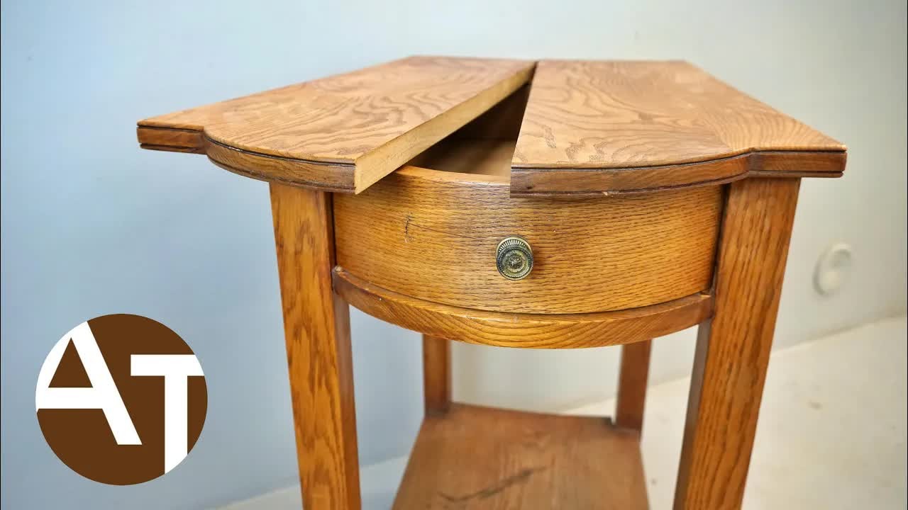 An antique table restoration reveals the table’s purpose