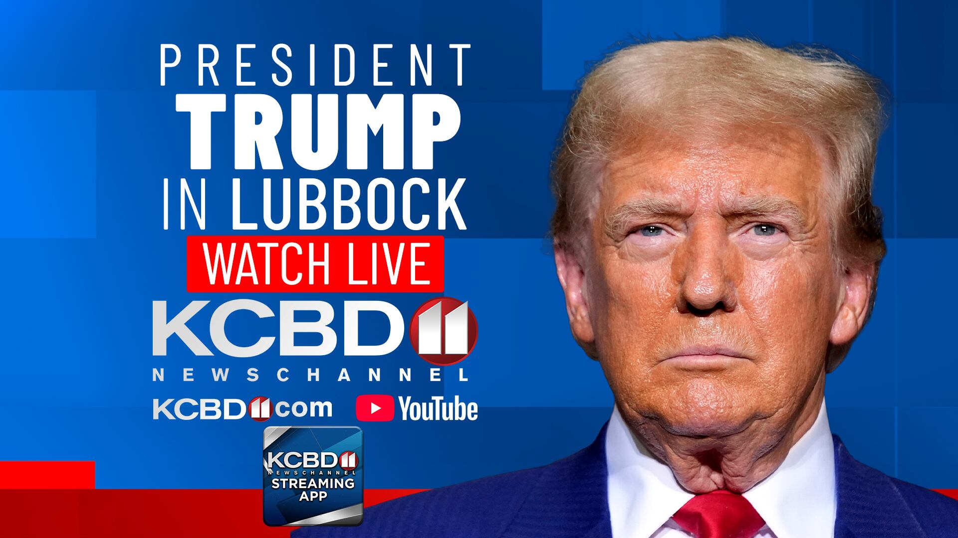 President Trump to hold rally today at Lubbock Memorial Civic Center