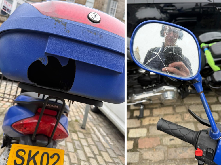 Edinburgh drinks firm suffers real blow after delivery scooter smashed ...