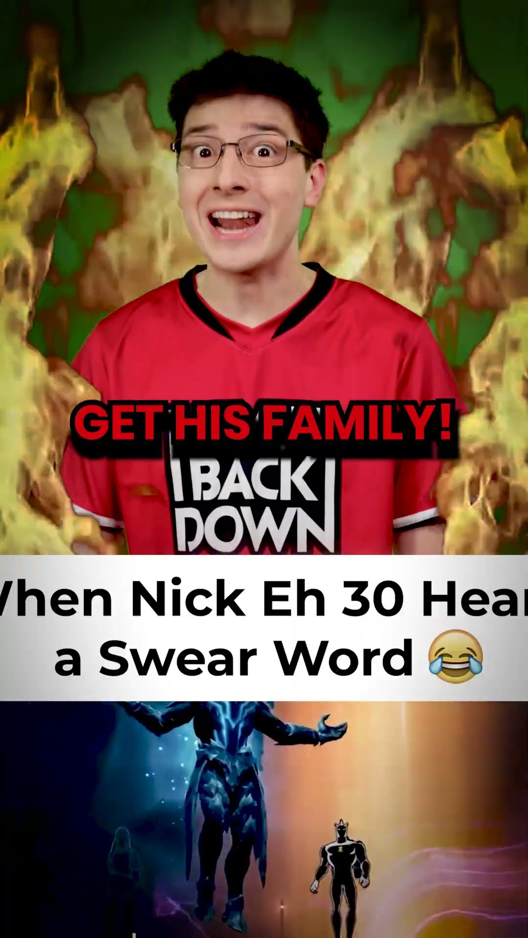 When Nick Eh 30 hears a bad word 💀