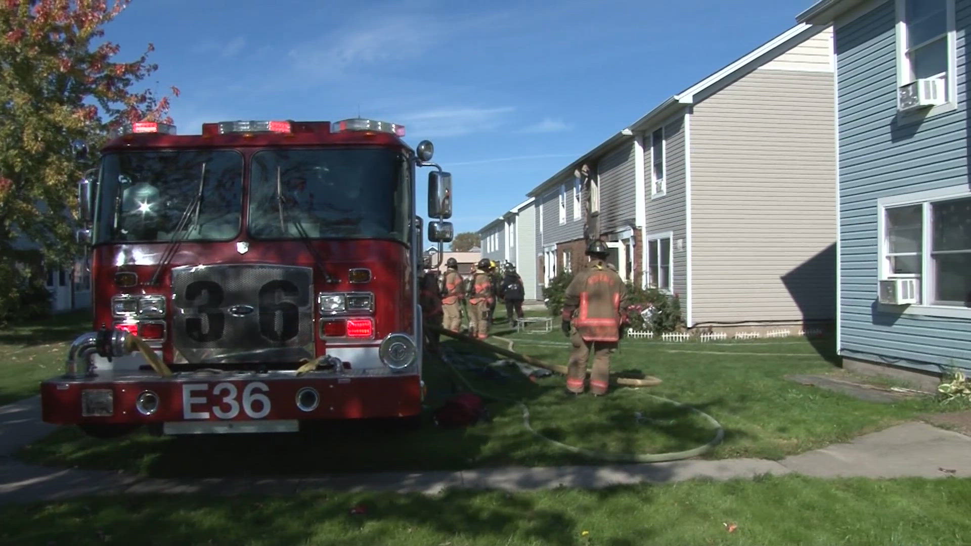 Father and child hospitalized after house fire on Kenmore Avenue