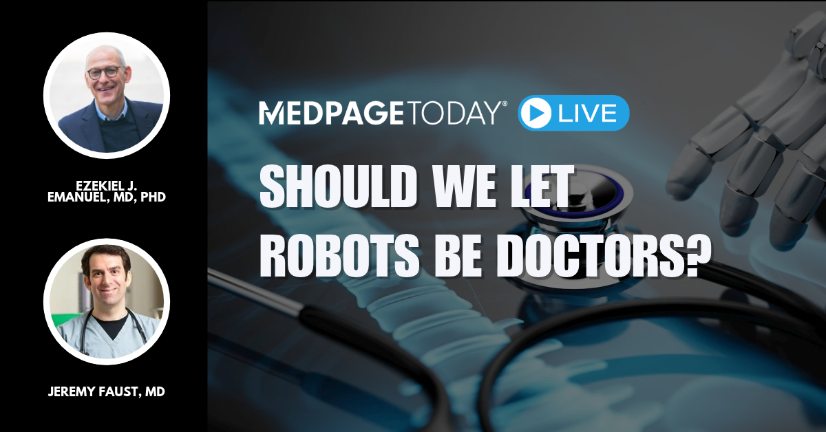 Live webinar October 29: Should we let robots be doctors?