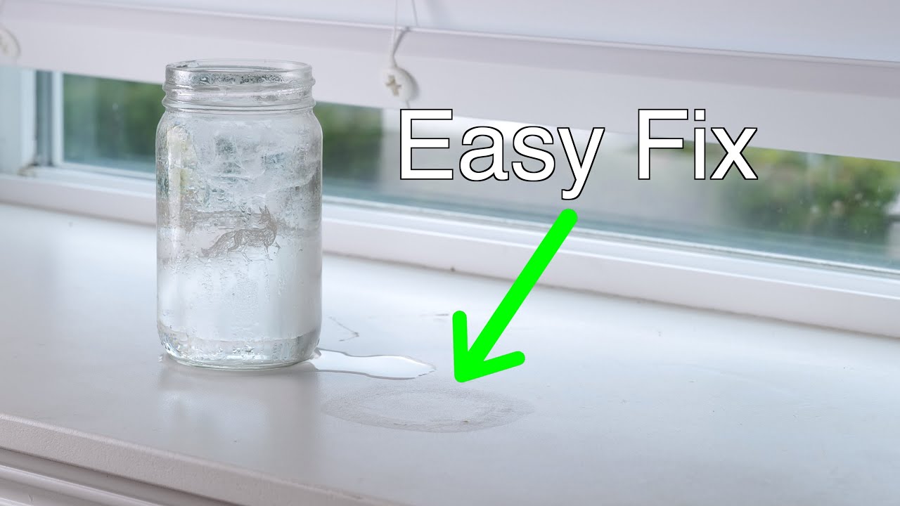 The secret to fixing a water damaged window sill!