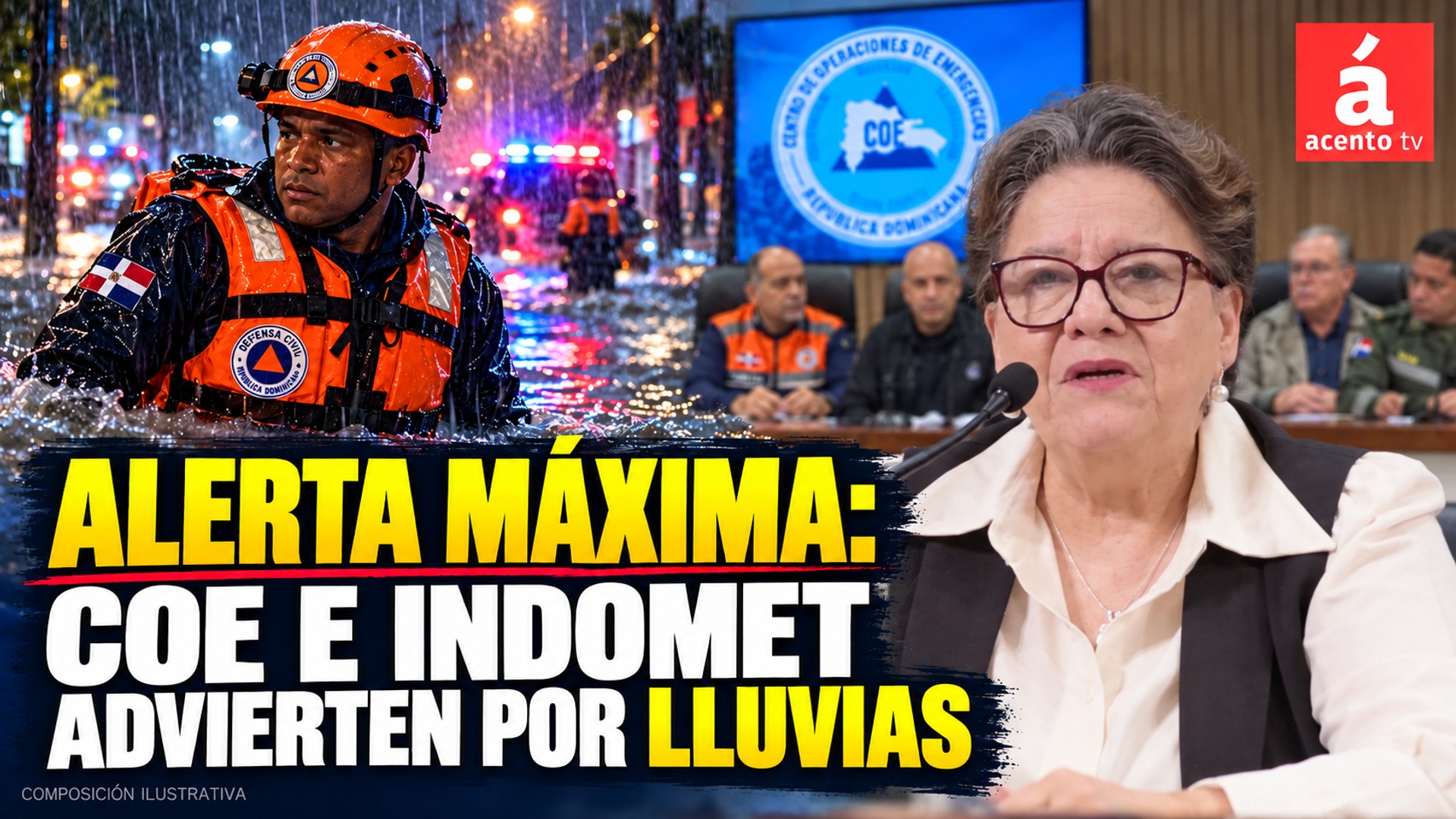 Alertas del COE e INDOMET: advierten que las lluvias continuarán