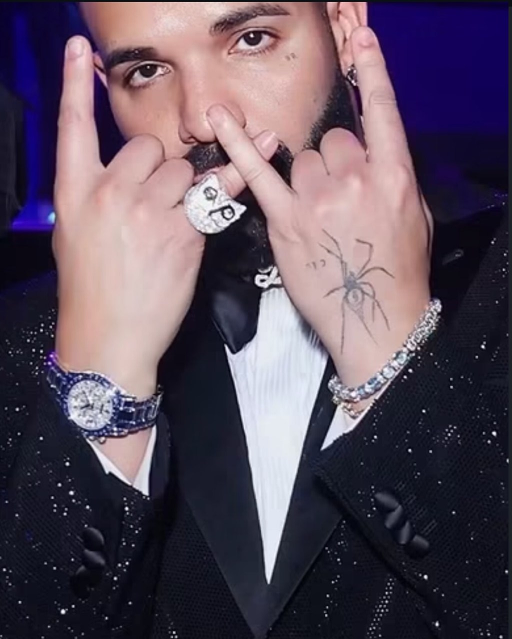 Drake marks his 40th birthday with one-of-one diamond bracelet ...