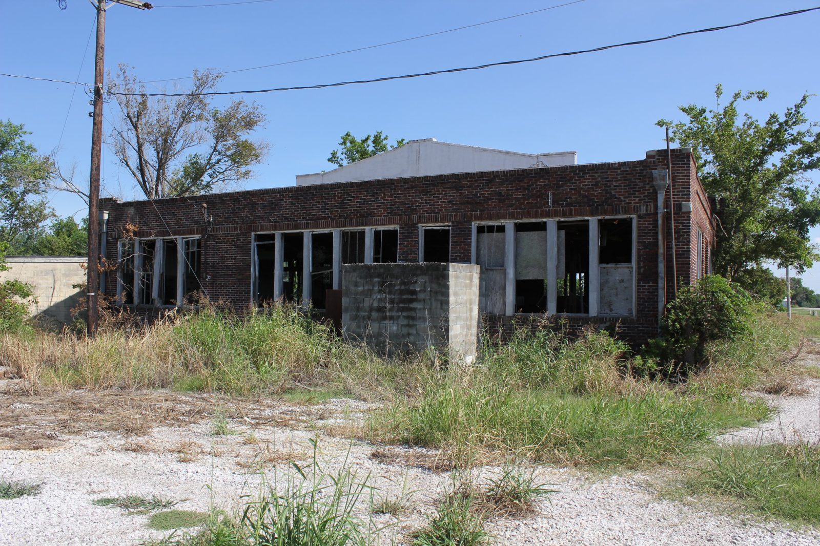 Most people drive right past this abandoned Oklahoma farming community