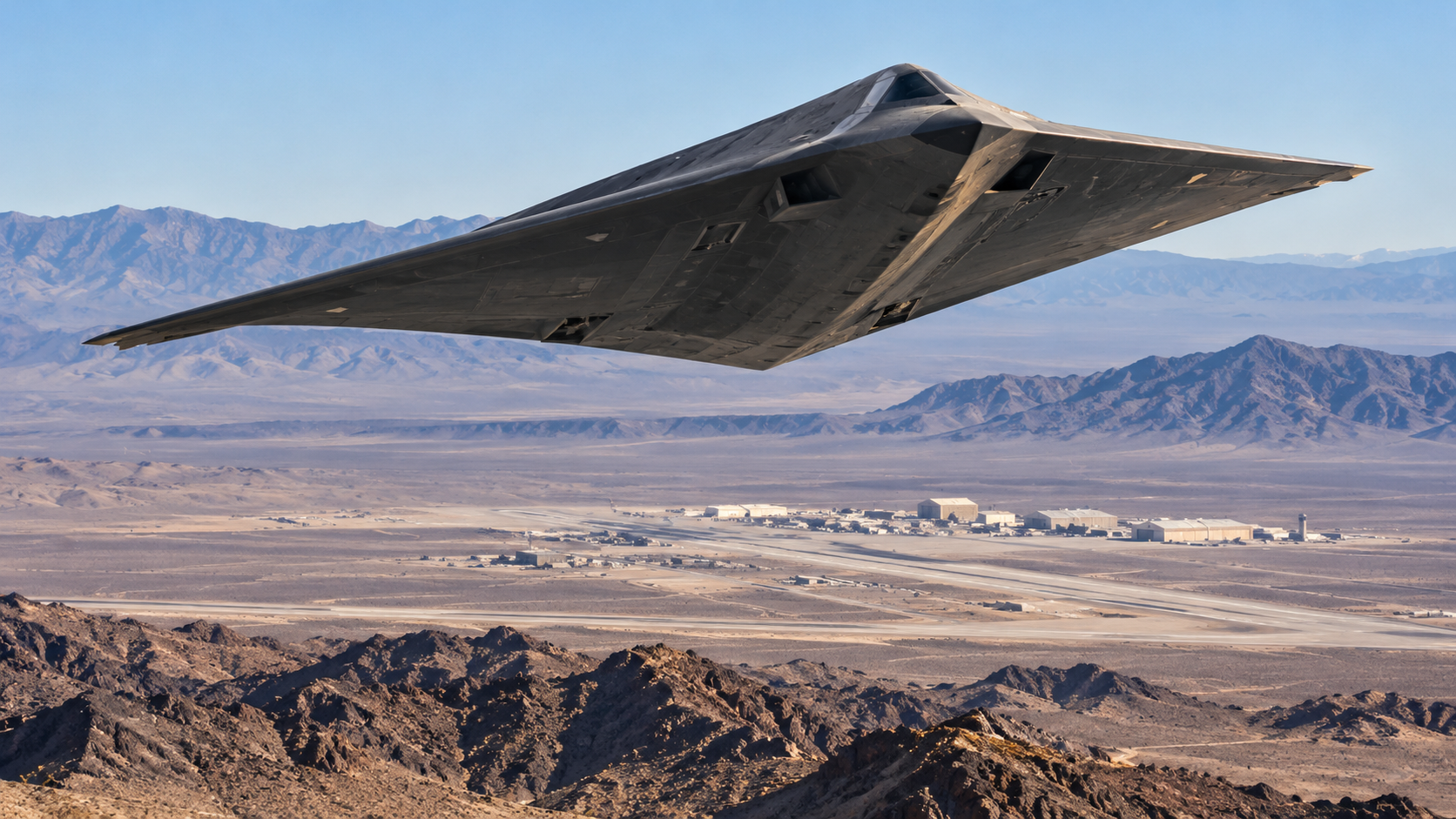 Strange aircraft filmed near Area 51 as US general's disappearance ...