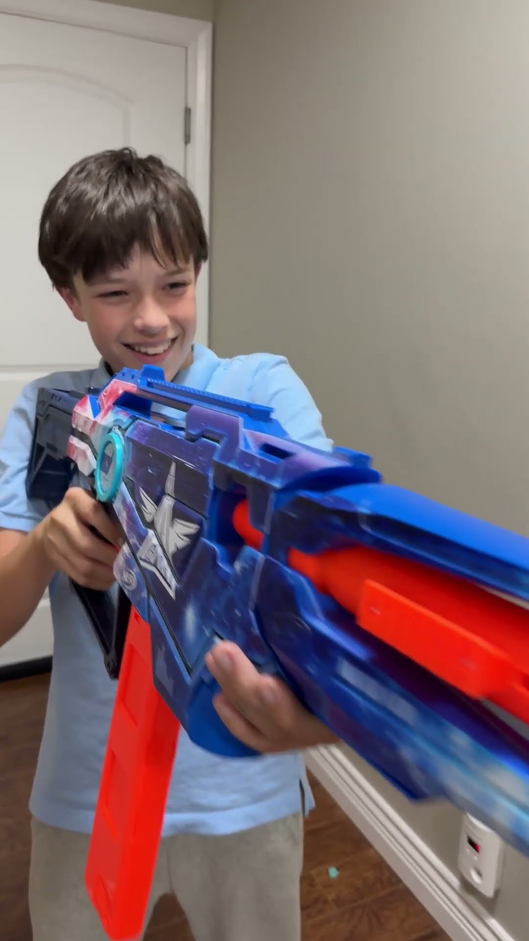 Epic Nerf war: Dad vs son Thunderdome showdown!