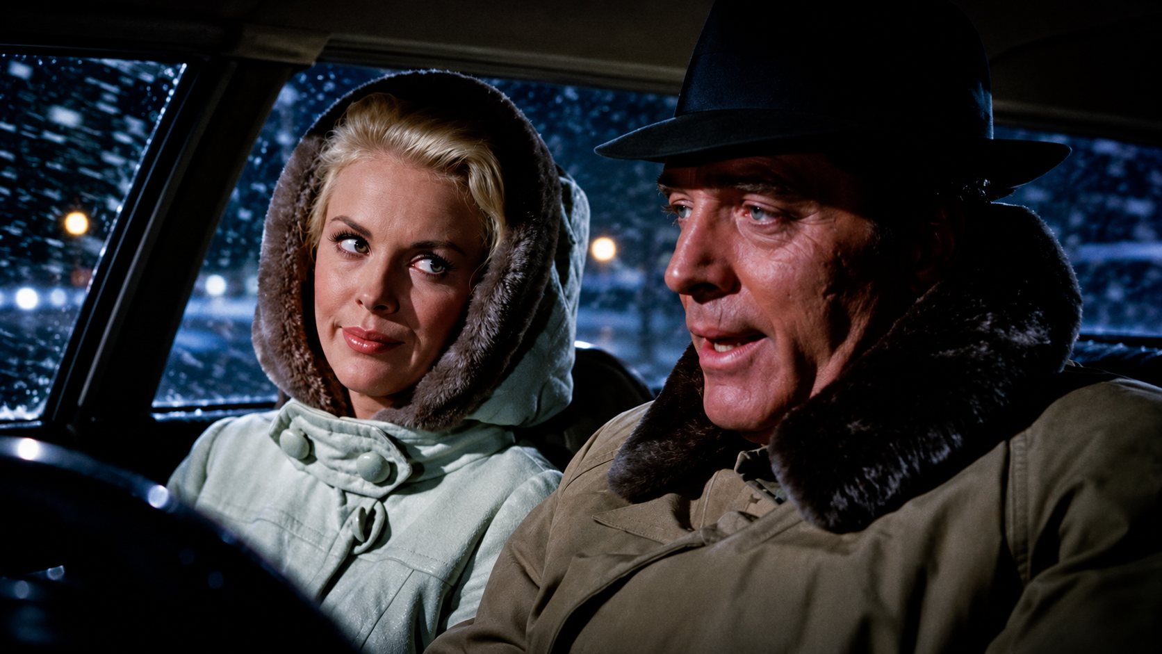 A snowstorm pushes Mel to his limit in airport (1970)