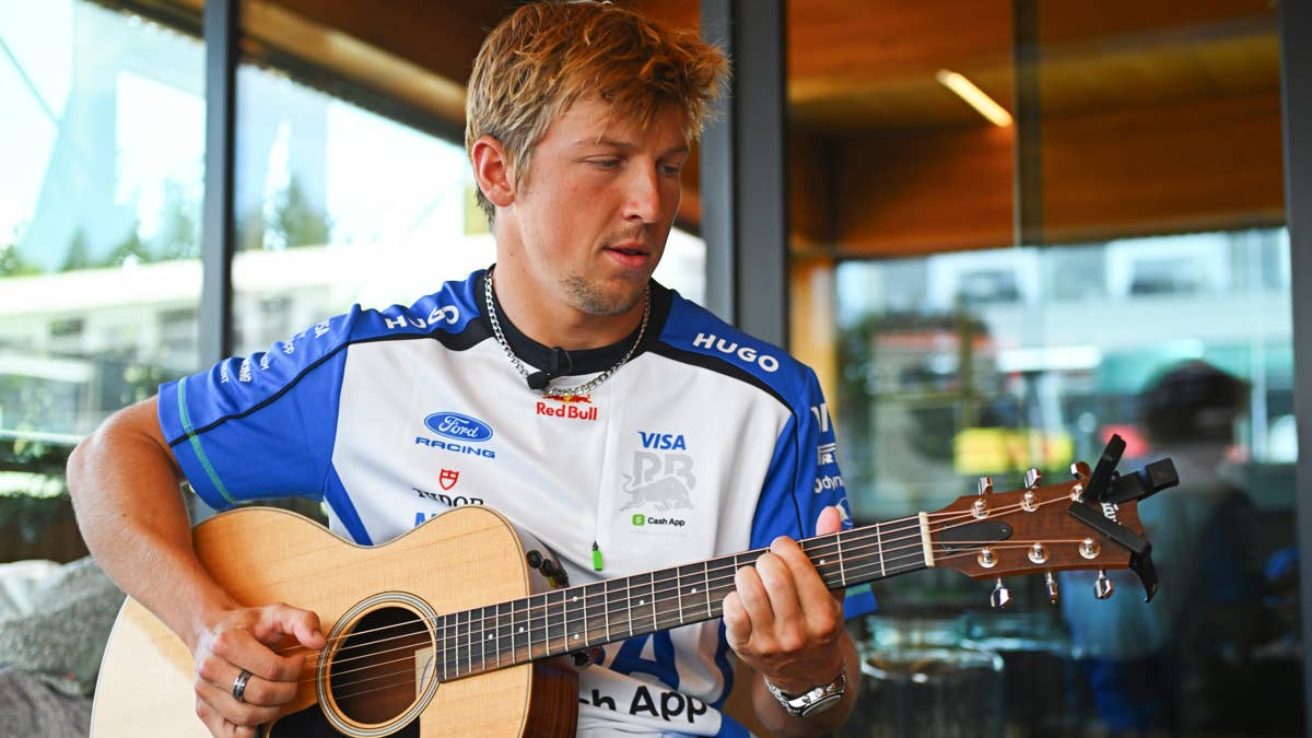 How Liam Lawson uses music to escape the intense pressure of the F1 paddock