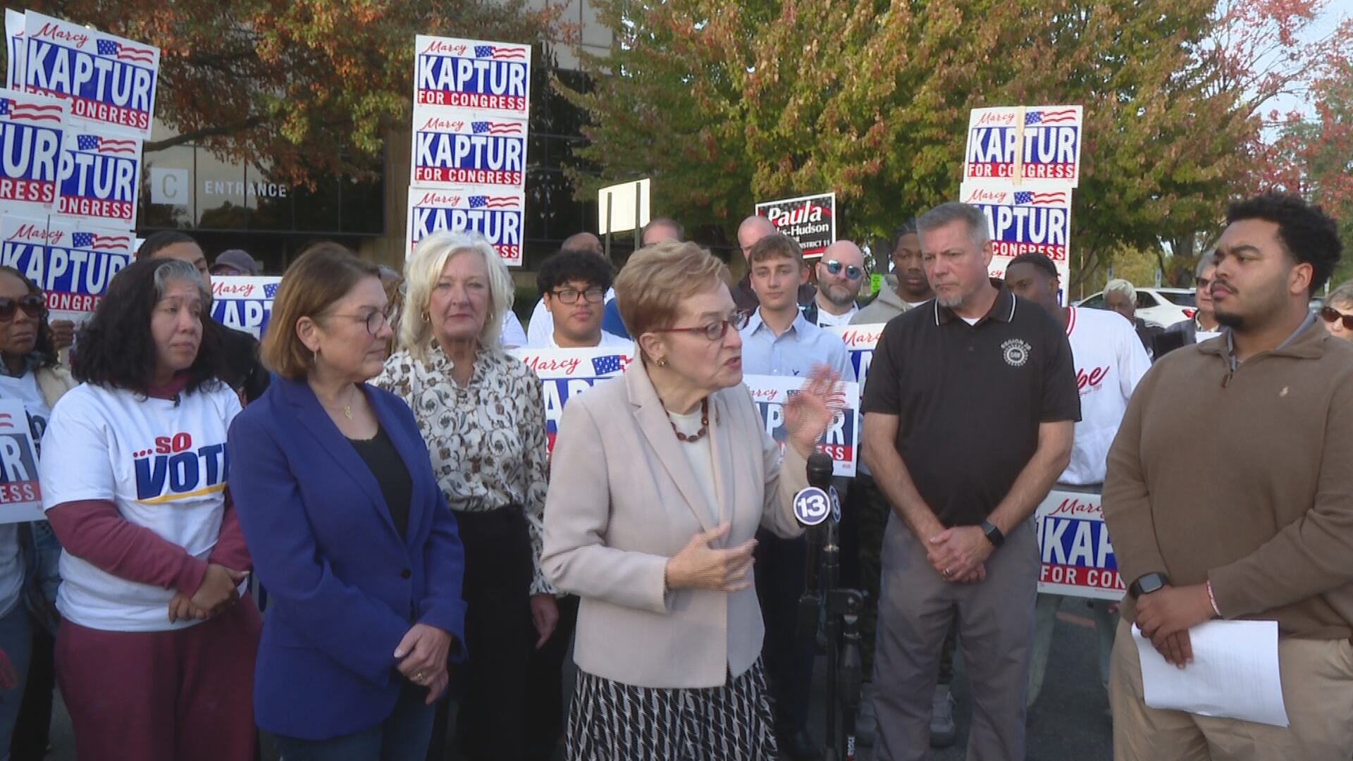 Kaptur makes early vote push with students, union workers in Lucas County