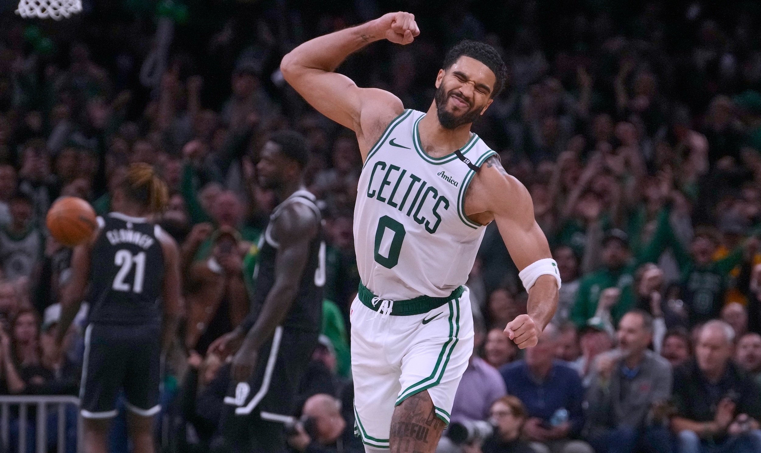 NBA: Jayson Tatum buzzer-beater lift Celtics over Nets in OT