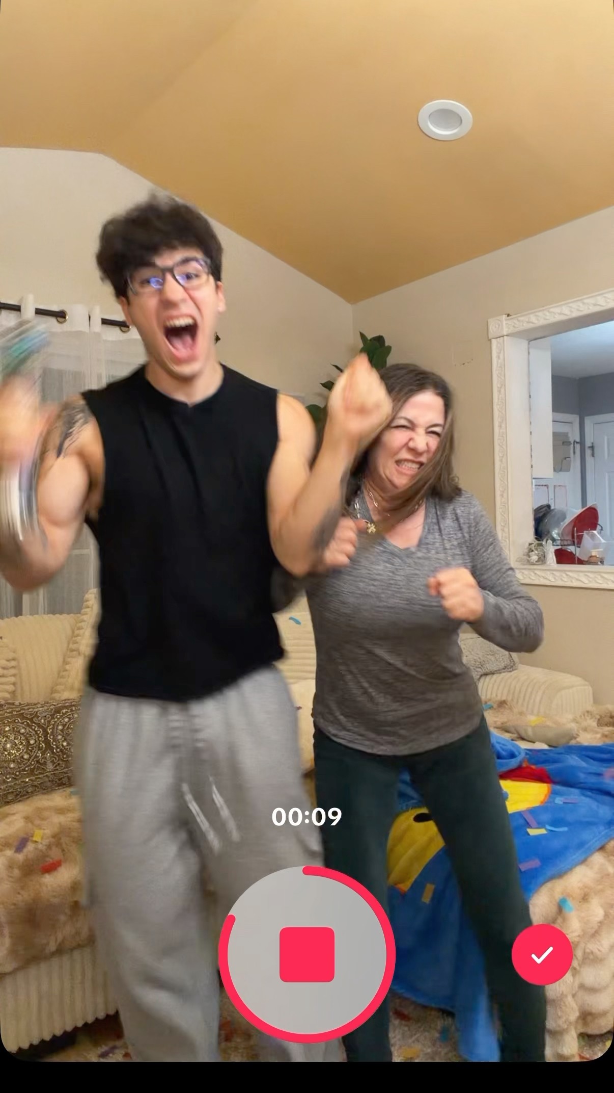 Epic confetti surprise!