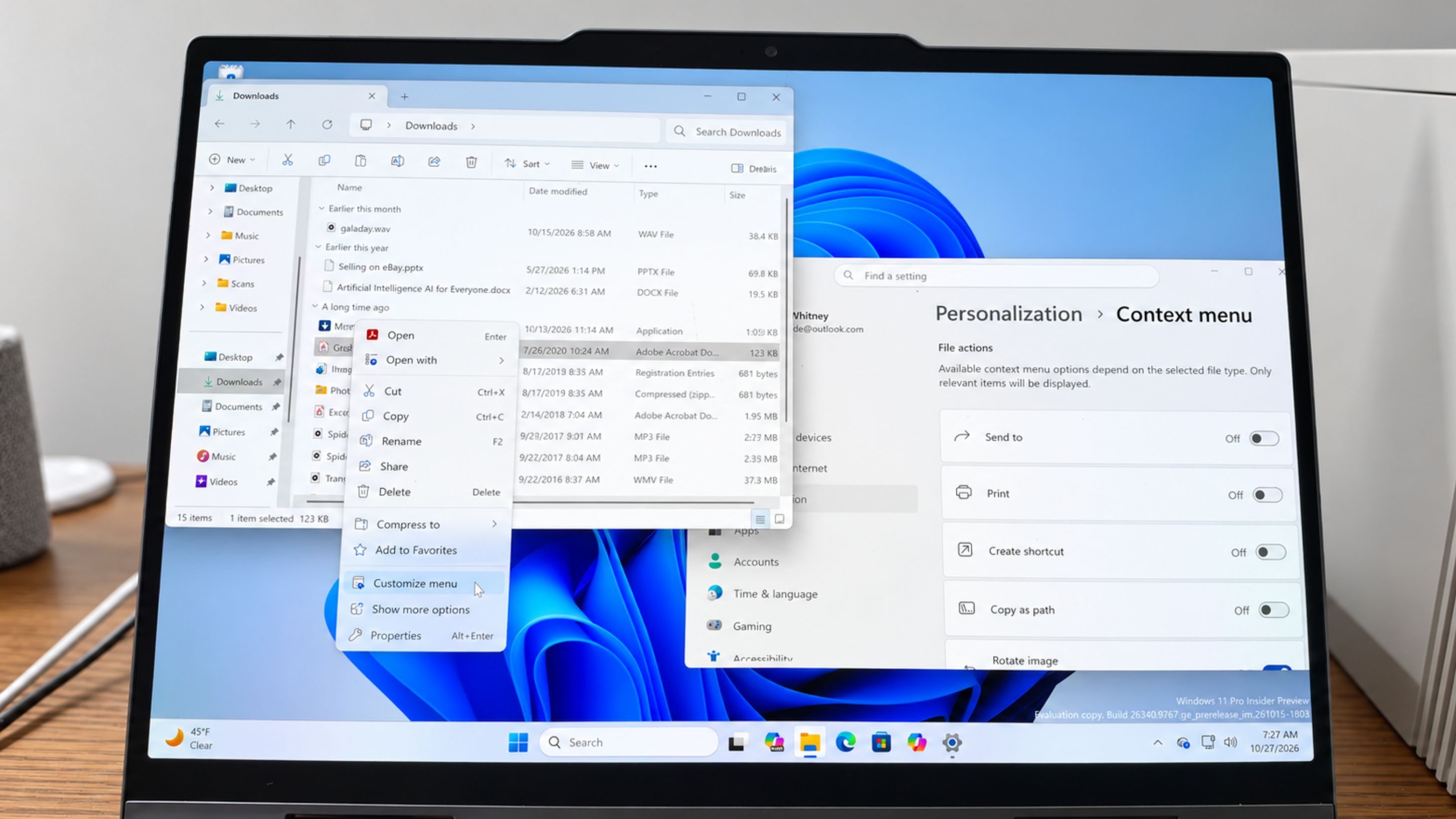 I tried Windows 11’s customizable right-click menu – and it’s a much ...