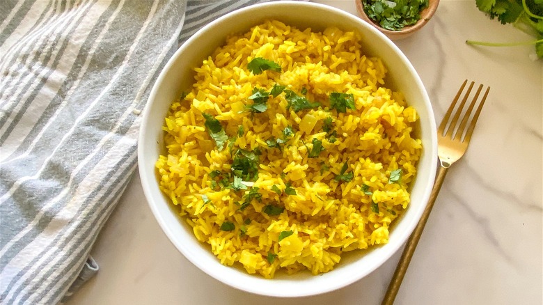 Stovetop yellow rice recipe