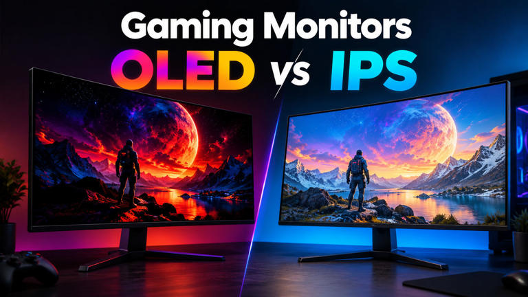 OLED vs IPS gaming monitors: Which panel do you need for your games