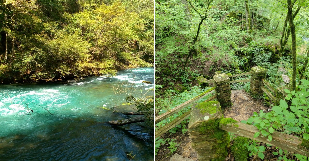 Less than a mile down this Missouri trail, the state’s second-largest ...