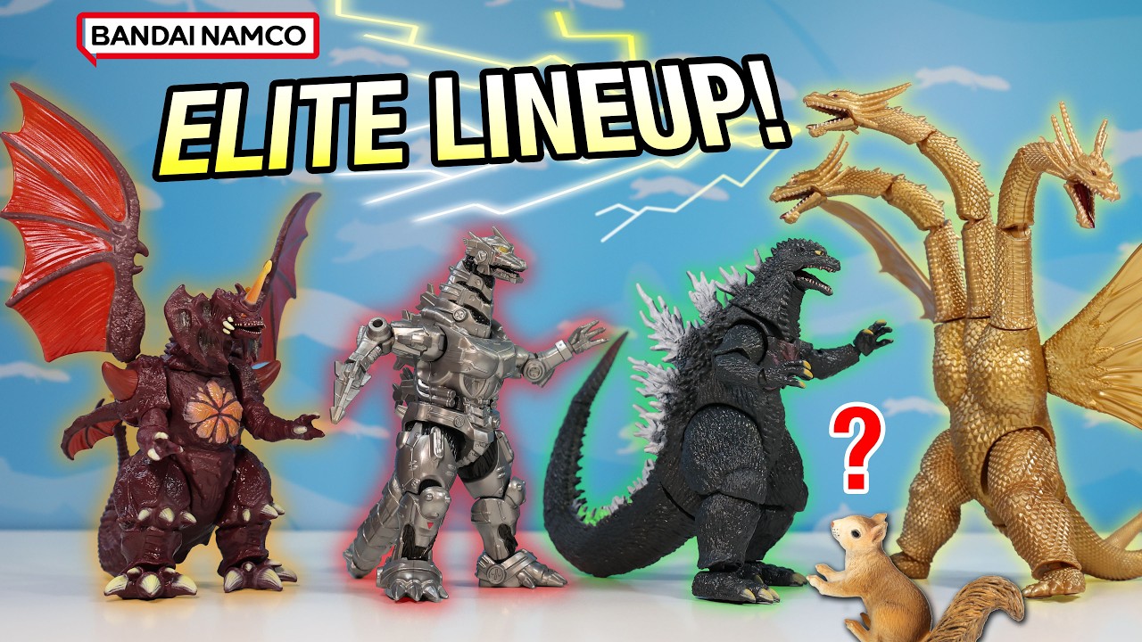 Godzilla 6-inch Bandai Namco collection: Epic monster lineup review!
