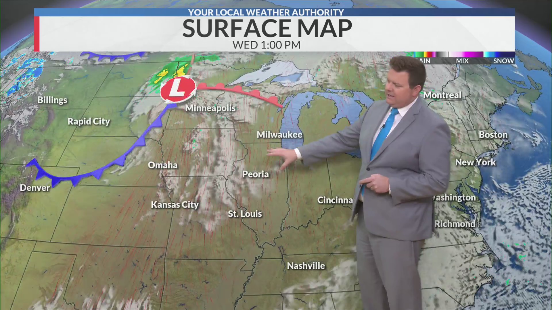 6 p.m. Tuesday, October 27 forecast