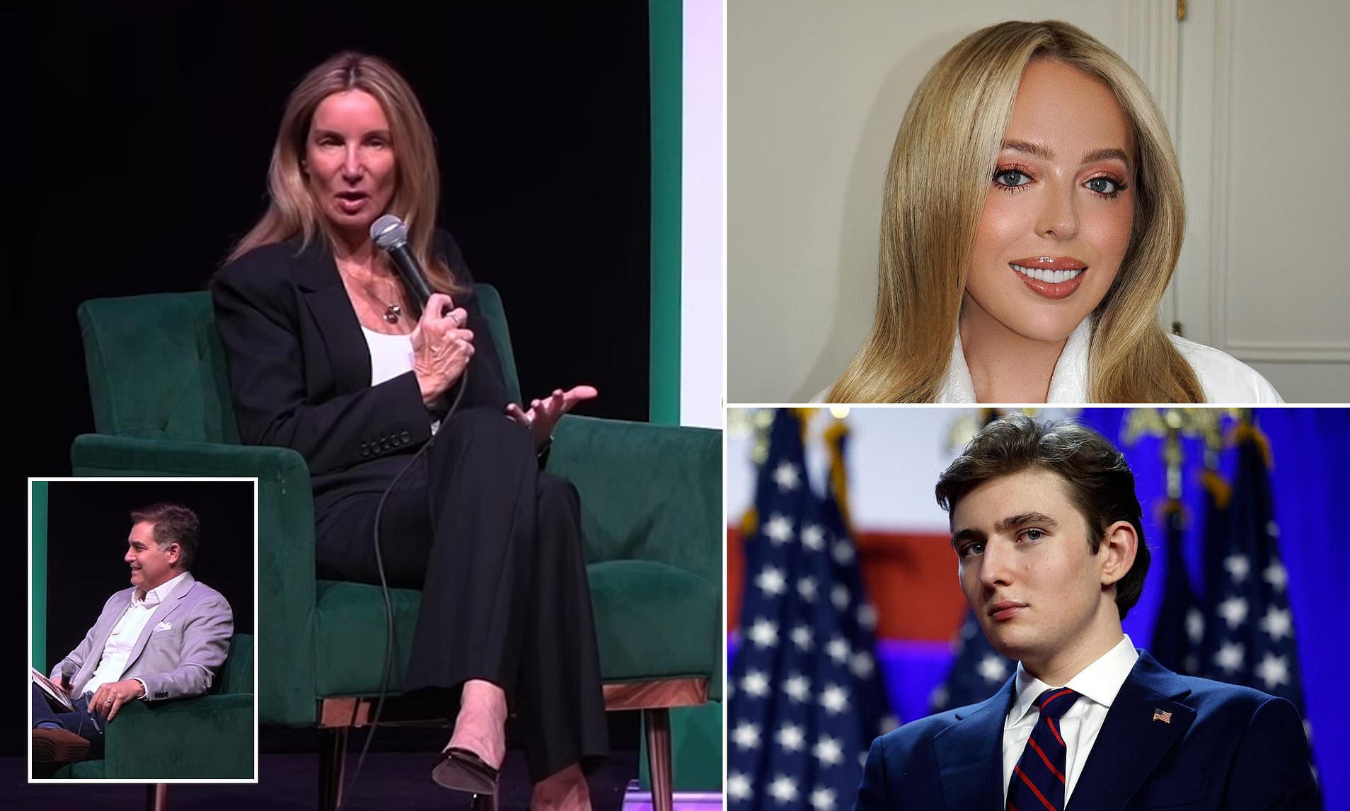 Podcaster said she wants Barron and Tiffany Trump investigated as ex ...