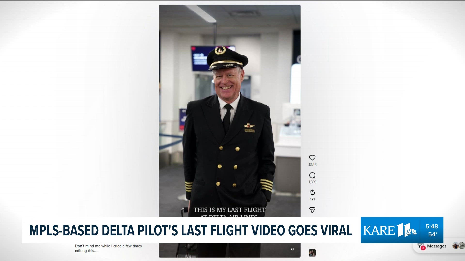Minneapolis-based Delta's last flight video goes viral
