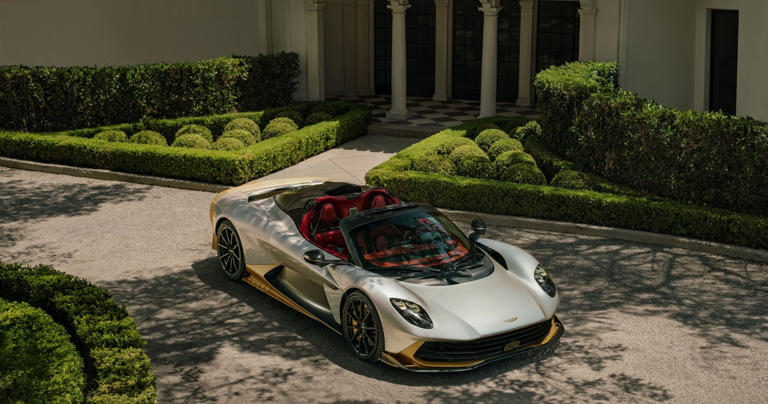 1,064-HP Aston Martin Valhalla Spider is actually faster with its roof off