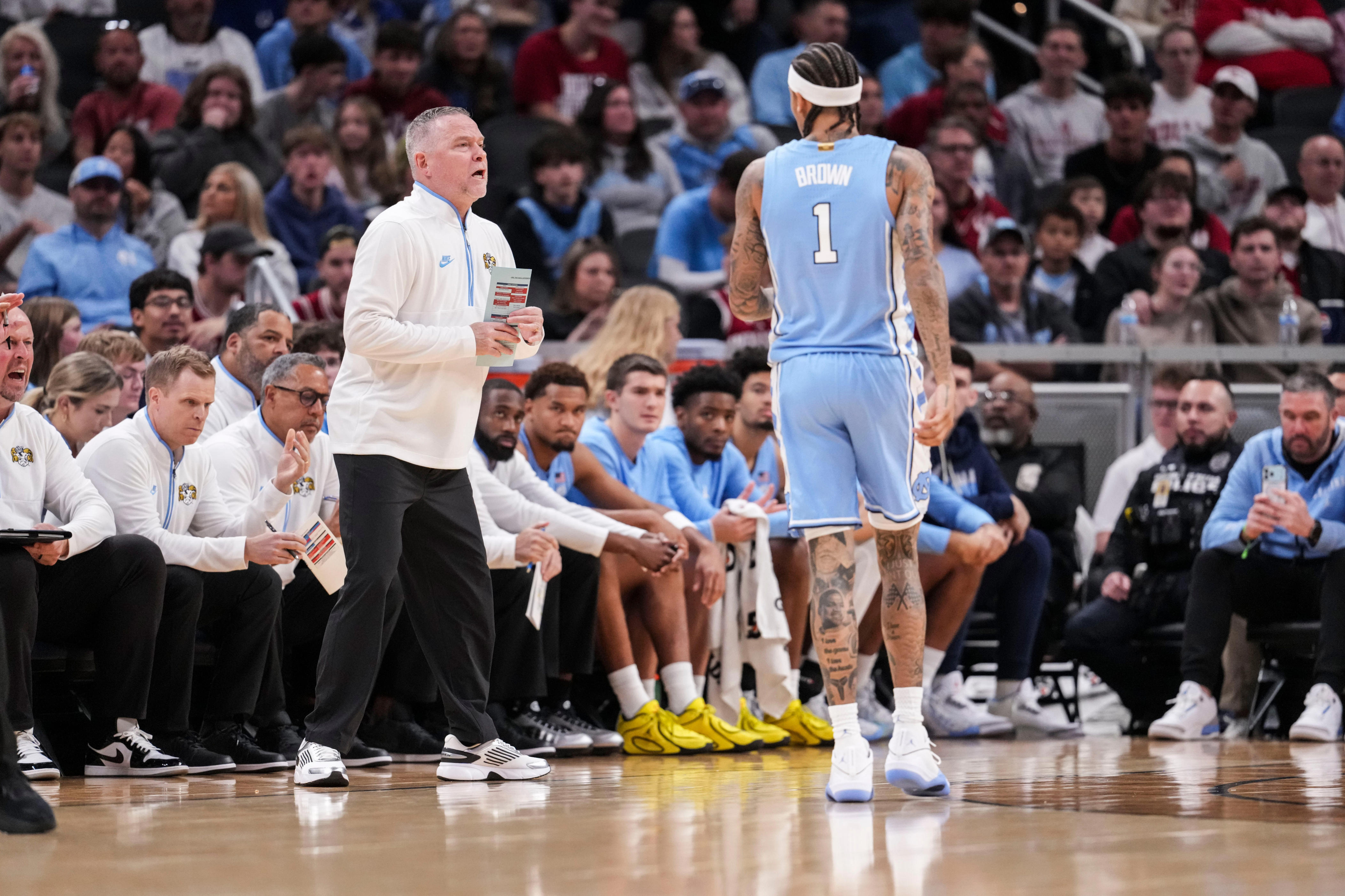 UNC ends overtime on 9-0 run, holds off Charlotte in exhibition finale
