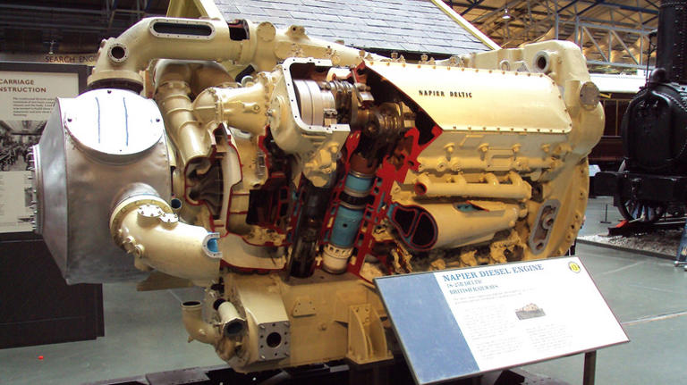 What happened to the weird 18-cylinder 2-stroke triangle engine that ...