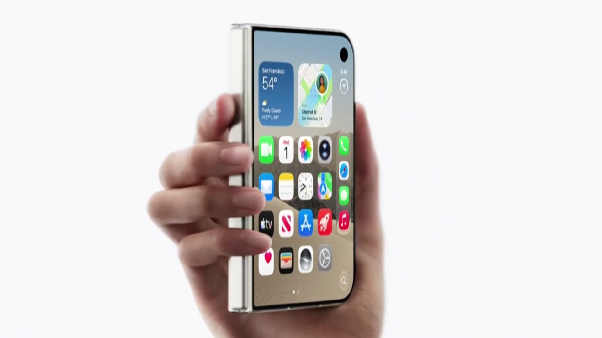 Screens crack on Apple’s new foldable iPhone