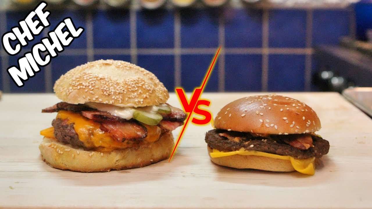 Je prépare un burger Mc Bacon parfait 🍔
