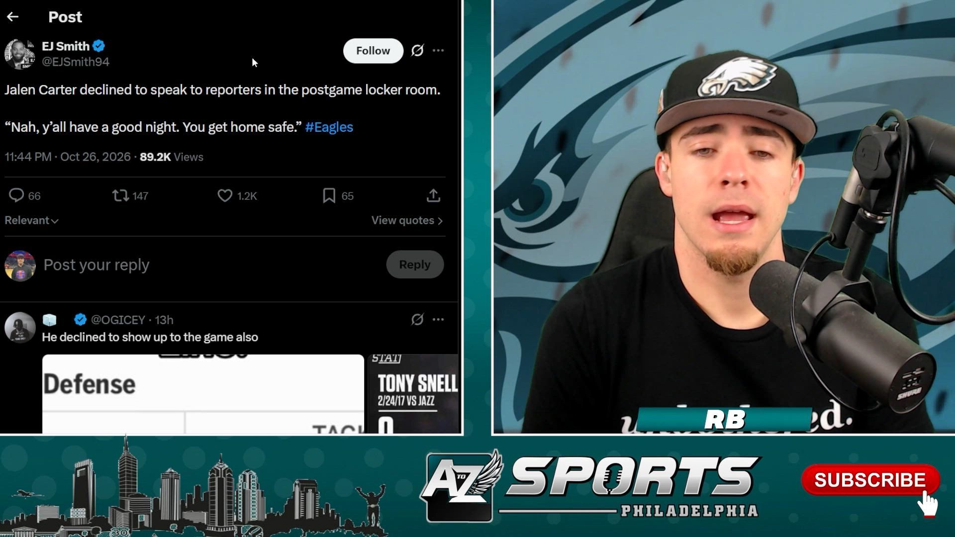 Jalen Carter just made a disastrous Eagles problem even worse