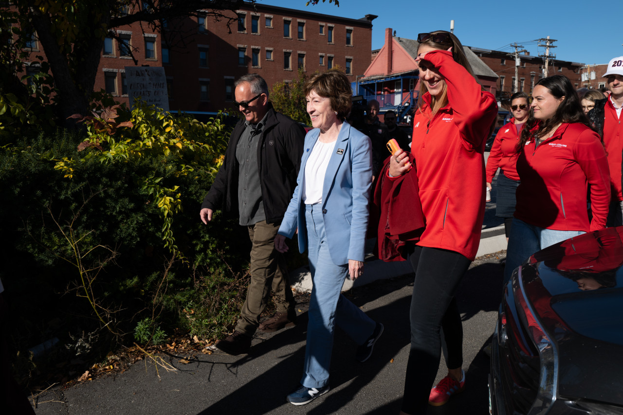 Susan Collins tries to outrun Trump's shadow in bid for sixth Senate term