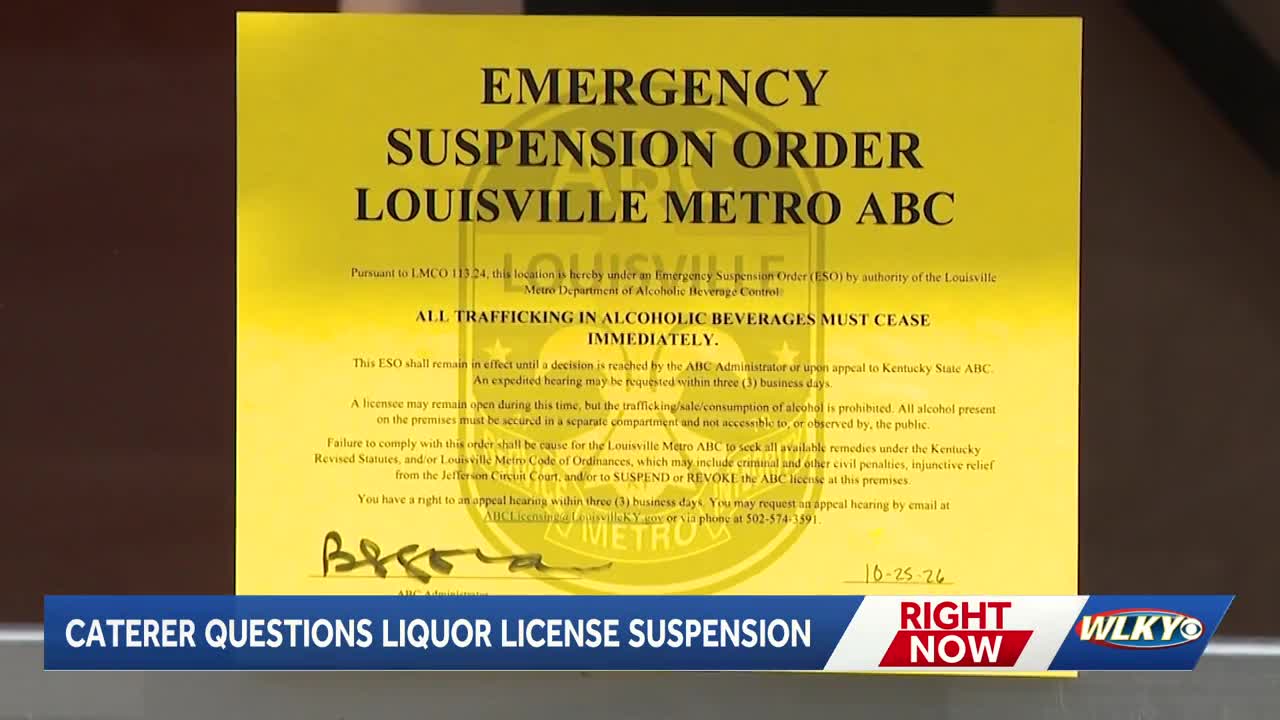 Caterer questions liquor license suspension after shooting near ...