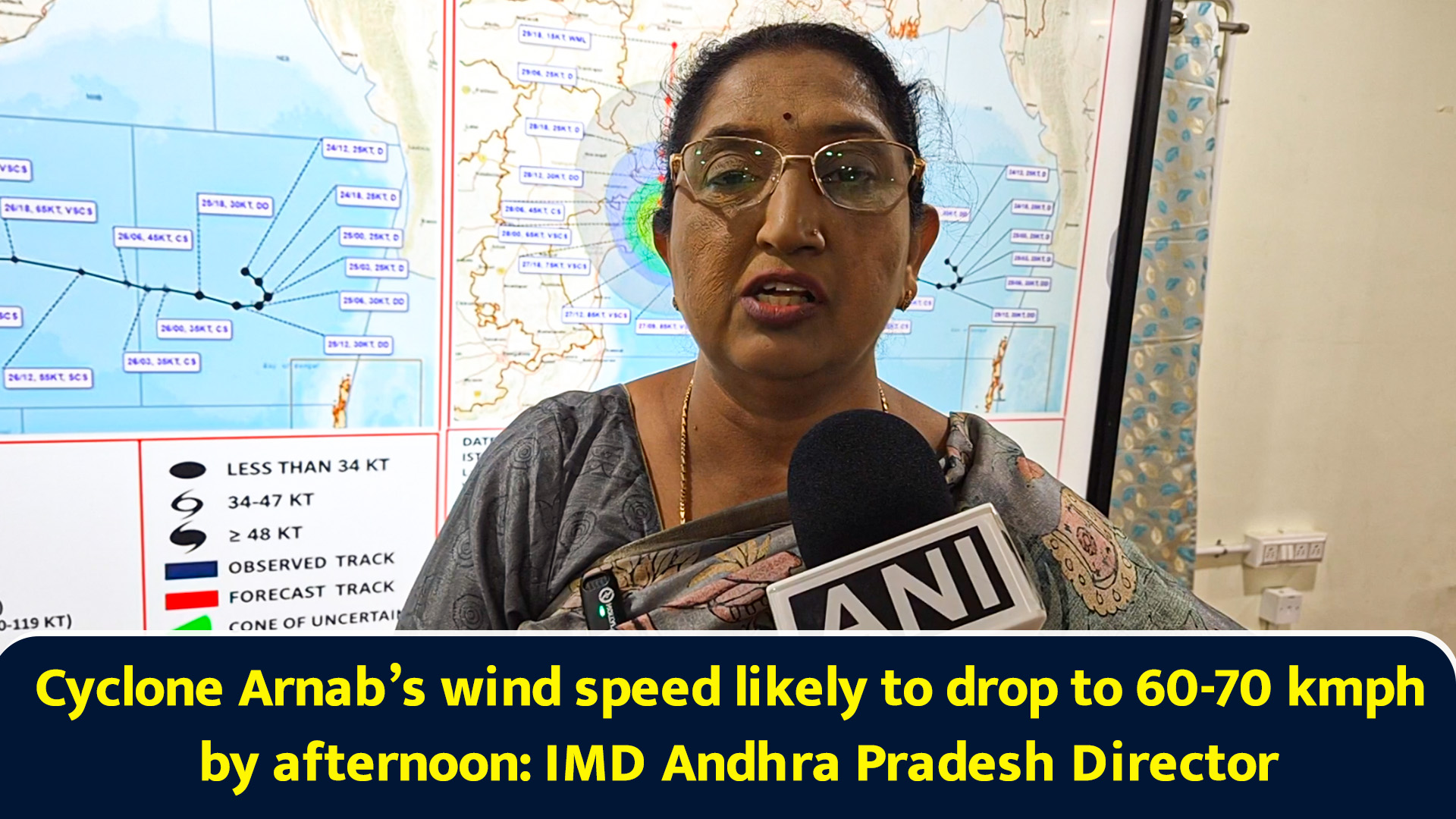 Cyclone Arnab’s wind speed likely to drop to 60-70 kmph by afternoon ...