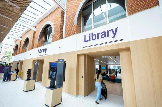 Reading Central Library welcomes 100,000th visitor after move