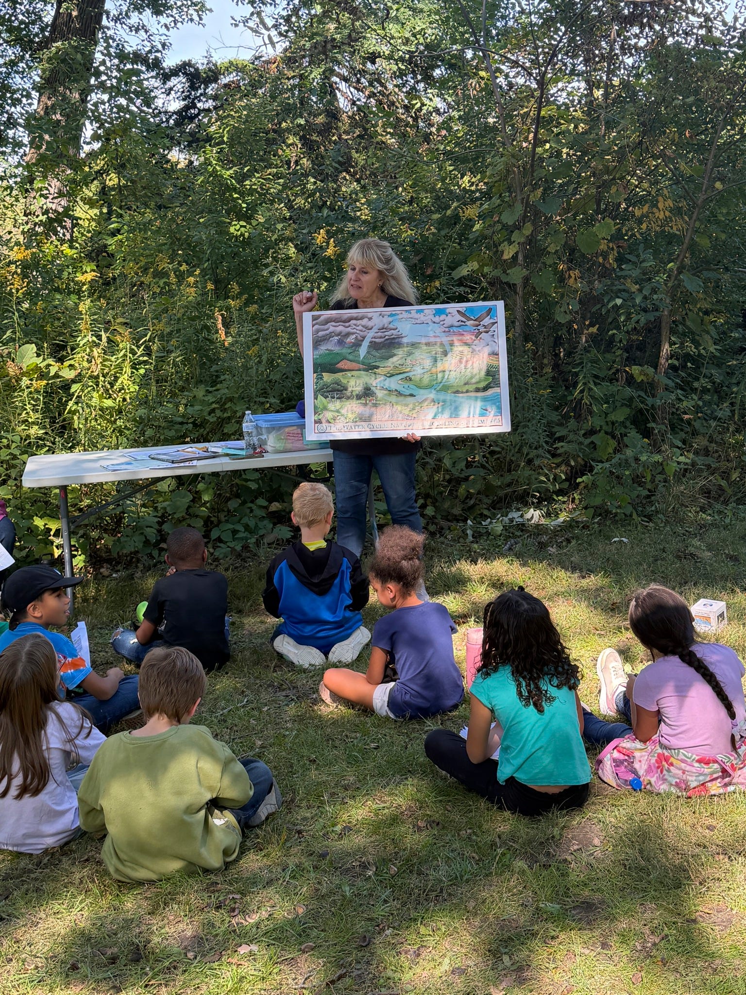 Students learn about nature at Oakdale preserve